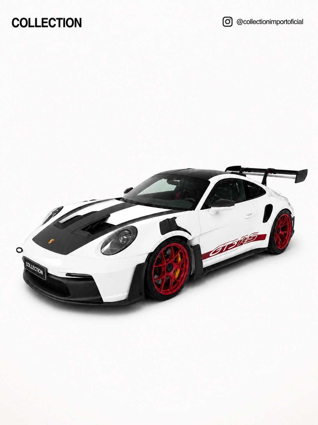 Porsche 911 GT3 RS Weissach na sala de fotografia Collection
